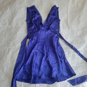 LAST CHANCE. DOEN thalia dress in lapis - Mini Version! WILL BE DELETED JULY 13.